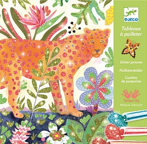 Набор для творчества – Тропики, с блестками (Djeco, 09509)